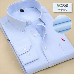 Dudalina Business Shirts 2017 New Fashion Brand Clothing Mens Long Sleeve Work Shirt Slim Fit Shirt Big Size S-6XL Casual Shirt