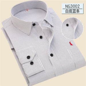 Dudalina Business Shirts 2017 New Fashion Brand Clothing Mens Long Sleeve Work Shirt Slim Fit Shirt Big Size S-6XL Casual Shirt